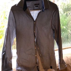 Blue Tommy Hilfiger Mens Dress Shirt 39- 15 1/2